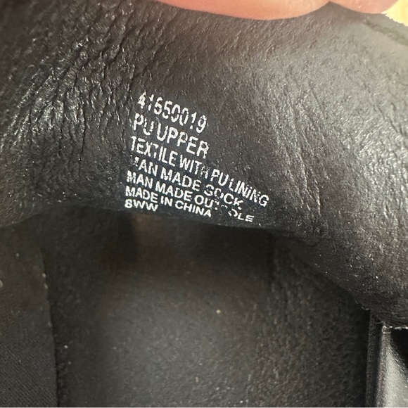 Torrid Lug Outsole Chunky Loafer Size 8WW Black Slip On Round Toe 90s Academia - Picture 7 of 10